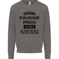 Property of Shawshank Prison Movie 90's Mens Sweatshirt Jumper Charcoal