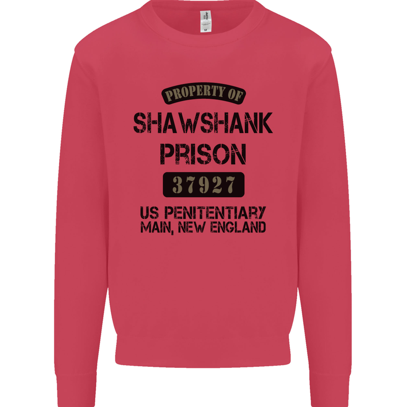 Property of Shawshank Prison Movie 90's Mens Sweatshirt Jumper Heliconia