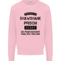 Property of Shawshank Prison Movie 90's Mens Sweatshirt Jumper Light Pink