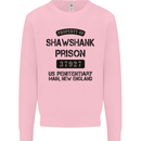 Property of Shawshank Prison Movie 90's Mens Sweatshirt Jumper Light Pink