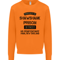 Property of Shawshank Prison Movie 90's Mens Sweatshirt Jumper Orange