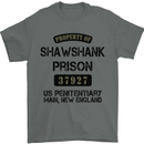 Property of Shawshank Prison Movie 90's Mens T-Shirt Cotton Gildan Charcoal
