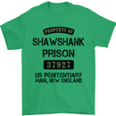 Property of Shawshank Prison Movie 90's Mens T-Shirt Cotton Gildan Irish Green