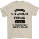 Property of Shawshank Prison Movie 90's Mens T-Shirt Cotton Gildan Sand