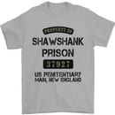 Property of Shawshank Prison Movie 90's Mens T-Shirt Cotton Gildan Sports Grey