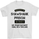 Property of Shawshank Prison Movie 90's Mens T-Shirt Cotton Gildan White