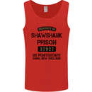 Property of Shawshank Prison Movie 90's Mens Vest Tank Top Red