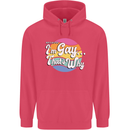 Proud To Be Gay LGBT Pride Awareness Childrens Kids Hoodie Heliconia