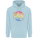 Proud To Be Gay LGBT Pride Awareness Childrens Kids Hoodie Light Blue