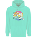 Proud To Be Gay LGBT Pride Awareness Childrens Kids Hoodie Peppermint
