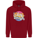 Proud To Be Gay LGBT Pride Awareness Childrens Kids Hoodie Red