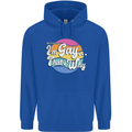 Proud To Be Gay LGBT Pride Awareness Childrens Kids Hoodie Royal Blue