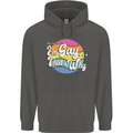 Proud To Be Gay LGBT Pride Awareness Childrens Kids Hoodie Storm Grey