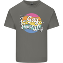 Proud To Be Gay LGBT Pride Awareness Kids T-Shirt Childrens Charcoal