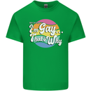 Proud To Be Gay LGBT Pride Awareness Kids T-Shirt Childrens Irish Green