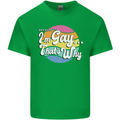 Proud To Be Gay LGBT Pride Awareness Mens Cotton T-Shirt Tee Top Irish Green