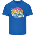 Proud To Be Gay LGBT Pride Awareness Mens Cotton T-Shirt Tee Top Royal Blue