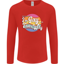 Proud To Be Gay LGBT Pride Awareness Mens Long Sleeve T-Shirt Red