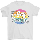 Proud To Be Gay LGBT Pride Awareness Mens T-Shirt 100% Cotton White