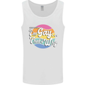 Proud To Be Gay LGBT Pride Awareness Mens Vest Tank Top White