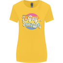 Proud To Be Gay LGBT Pride Awareness Womens Wider Cut T-Shirt Yellow