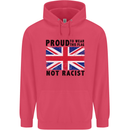 Proud to Wear Flag Not Racist Union Jack Childrens Kids Hoodie Heliconia