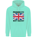 Proud to Wear Flag Not Racist Union Jack Childrens Kids Hoodie Peppermint