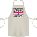 Proud to Wear Flag Not Racist Union Jack Cotton Apron 100% Organic Natural