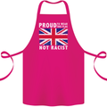 Proud to Wear Flag Not Racist Union Jack Cotton Apron 100% Organic Pink
