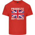 Proud to Wear Flag Not Racist Union Jack Kids T-Shirt Childrens Red