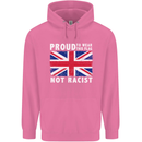 Proud to Wear Flag Not Racist Union Jack Mens 80% Cotton Hoodie Azelea