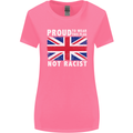 Proud to Wear Flag Not Racist Union Jack Womens Wider Cut T-Shirt Azalea