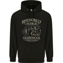 Psychobilly Hotrod Hot Rod Dragster Mens Hoodie Black