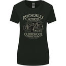 Psychobilly Hotrod Hot Rod Dragster Womens Wider Cut T-Shirt Black