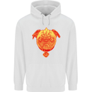 Pug Finger Flip Offensive Funny Dog Childrens Kids Hoodie White