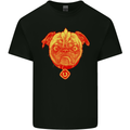 Pug Finger Flip Offensive Funny Dog Kids T-Shirt Childrens Black