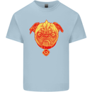 Pug Finger Flip Offensive Funny Dog Kids T-Shirt Childrens Light Blue