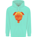 Pug Finger Flip Offensive Funny Dog Mens 80% Cotton Hoodie Peppermint