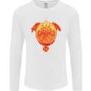 Pug Finger Flip Offensive Funny Dog Mens Long Sleeve T-Shirt White