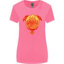 Pug Finger Flip Offensive Funny Dog Womens Wider Cut T-Shirt Azalea