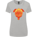 Pug Finger Flip Offensive Funny Dog Womens Wider Cut T-Shirt Sports Grey