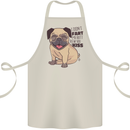 Pug I Didn't Fart My Butt Blew You a Kiss Cotton Apron 100% Organic Natural