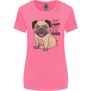 Pug I Didn't Fart My Butt Blew You a Kiss Womens Wider Cut T-Shirt Azalea