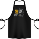 Pug Wars Funny Parody Dog Cotton Apron 100% Organic Black