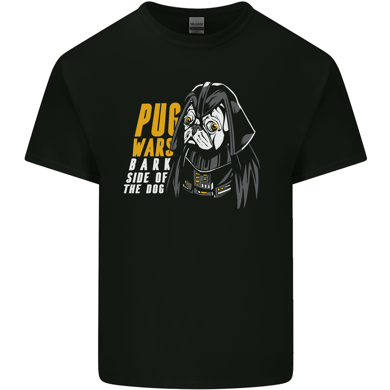 Pug Wars Funny Parody Dog Kids T-Shirt Childrens Black