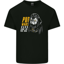 Pug Wars Funny Parody Dog Mens Cotton T-Shirt Tee Top Black