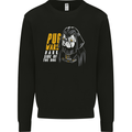 Pug Wars Funny Parody Dog Mens Sweatshirt Jumper Black