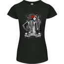 Pull It and Fire Day of the Dead La Catrina Womens Petite Cut T-Shirt Black
