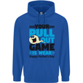 Pull Out Game Funny Offensive Fathers Day Mens 80% Cotton Hoodie Royal Blue
