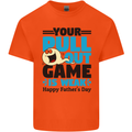 Pull Out Game Funny Offensive Fathers Day Mens Cotton T-Shirt Tee Top Orange